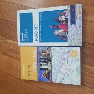 Paris and Madrid Travel Books